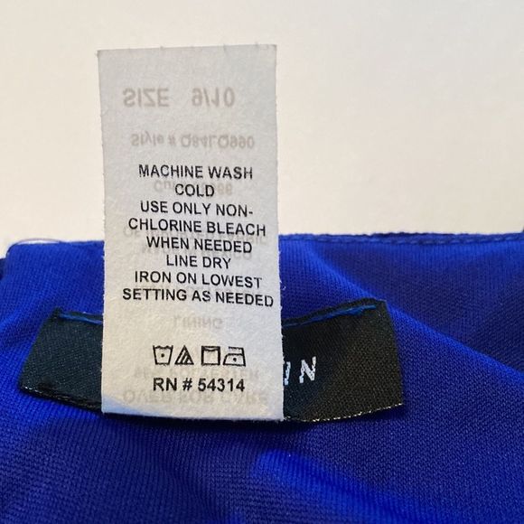 B Darlin Dress Blue Halter Ruffled Mini Dress - Picture 12 of 12